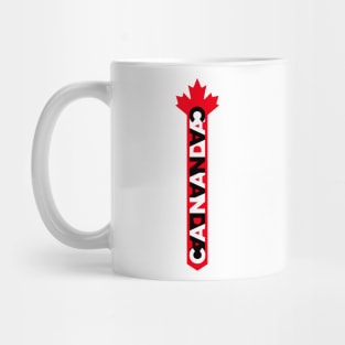 Canada 2 color ambigram Mug